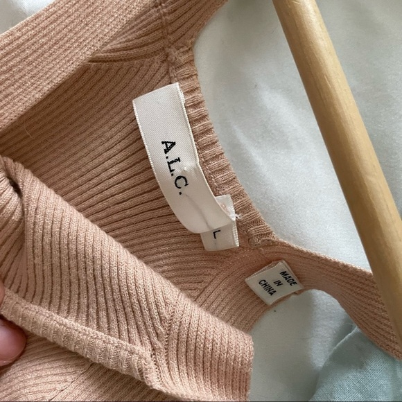 ALC ribbed midi tank dress - Picture 3 of 6